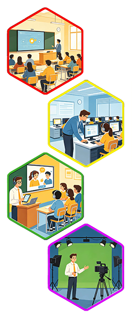 信息化教学保障示意图